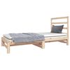 vidaXL Lit coulissant sans matelas 2x(90x190) cm