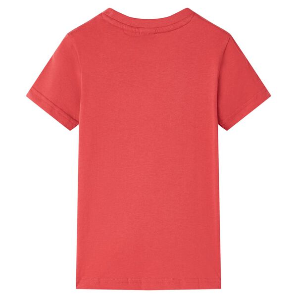 T-shirt pour enfants rouge 104