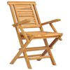 vidaXL Chaises de jardin pliantes lot de 8 56x63x90cm bois massif teck