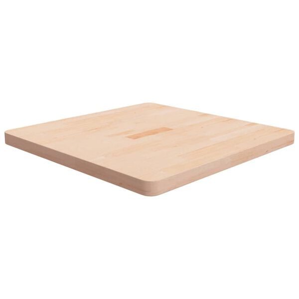 vidaXL Dessus de table carré 70x70x4 cm Bois chêne massif non traité