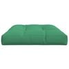 vidaXL Coussin de palette vert 120x80x12 cm tissu