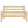 vidaXL Cadre de lit sans matelas bois de pin massif 90x200 cm