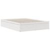 vidaXL Lit biblioth&egrave;que sans matelas blanc 140x200 cm bois pin massif