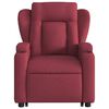 vidaXL Fauteuil inclinable rouge bordeaux tissu
