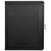 vidaXL Armoire r&eacute;seau avec stockage Noir 53 x 60 x 60 cm Acier