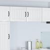 vidaXL Armoire de cuisine 2 pcs Blanc brillant 50 x 31 x 40 cm