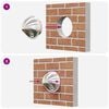 vidaXL Couvre-vent Air 2 pcs Argent 80 mm Acier inoxydable