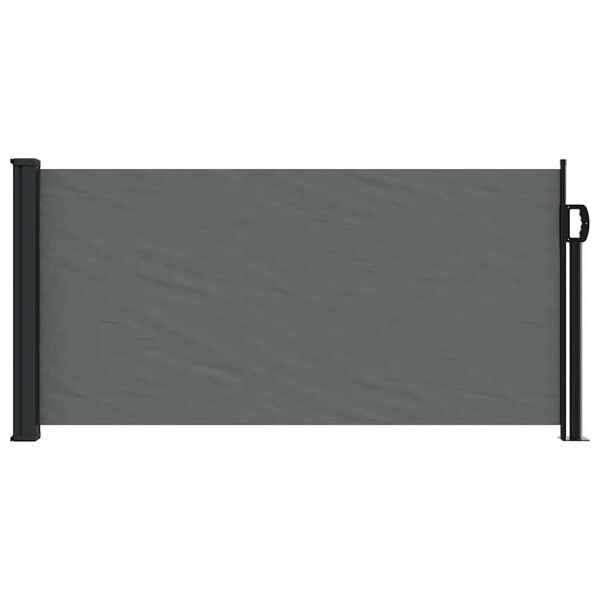 vidaXL Store lat&eacute;ral r&eacute;tractable Anthracite 100x300 cm