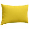 vidaXL Coussins de canapé 2 pcs Jaune clair 60 x 40 cm tissu