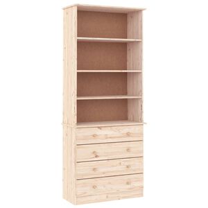 vidaXL Biblioth&egrave;que avec tiroirs ALTA 77x35x186,5cm bois massif de pin