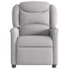 vidaXL Fauteuil inclinable gris nuage tissu