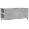vidaXL Table basse gris b&eacute;ton 102x44,5x50 cm bois d'ing&eacute;nierie