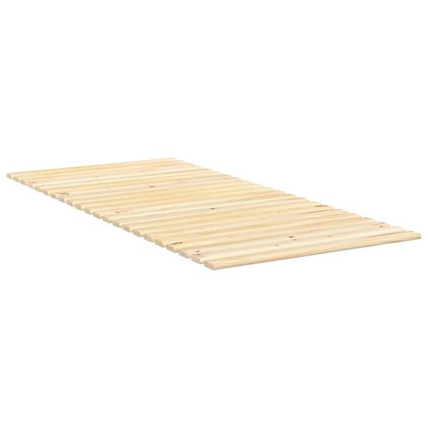 vidaXL Lattes de lit 90x200 cm bois de pin massif