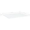 vidaXL Panneaux de bibliothèque 8 pcs Blanc 60x50x1,5 cm Aggloméré