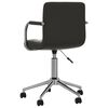 vidaXL Chaise de bureau pivotante Noir Similicuir
