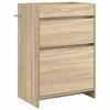 vidaXL Meuble sous lavabo de salle de bain Ch&ecirc;ne Sonoma