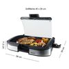 Steba Gril de barbecue de table &eacute;lectrique VG 195 Noir/argent&eacute; 2200 W