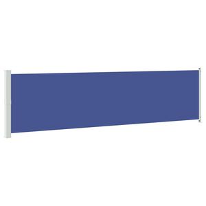 vidaXL Auvent lat&eacute;ral r&eacute;tractable de patio 600x160 cm bleu