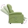 vidaXL Fauteuil inclinable &eacute;lectrique vert clair velours