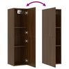 vidaXL Meubles TV muraux 2 pcs Ch&ecirc;ne marron 30,5x30x110 cm