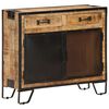 vidaXL Buffet 80x31x71 cm Bois de manguier massif brut