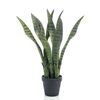 Emerald Plante artificielle Sansevieria 55 cm en pot