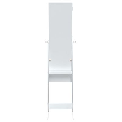 vidaXL Miroir sur pied blanc 34x37x146 cm