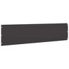 vidaXL Bordures de pelouse 10 pcs noir 25x103 cm acier lamin&eacute; &agrave; froid