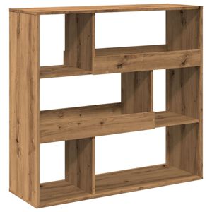vidaXL Biblioth&egrave;que/S&eacute;parateur de pi&egrave;ce ch&ecirc;ne artisanal 100x33x94,5 cm