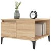 vidaXL Table basse chêne sonoma 55x55x36,5 cm bois d'ingénierie