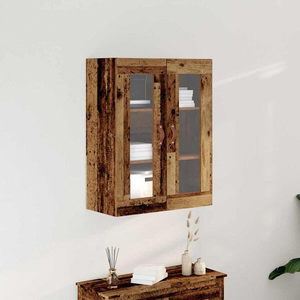 vidaXL Meuble mural Bois ancien 69,5 x 34 x 90 cm Bois d'ingénierie