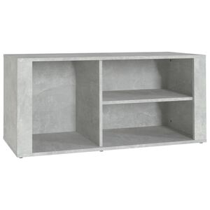 vidaXL Armoire &agrave; chaussures Gris b&eacute;ton 100x35x45 cm Bois d'ing&eacute;nierie