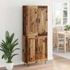 vidaXL Haut Armoire Bois Ancien 69,5 x 34 x 180 cm Bois d'ing&eacute;nierie