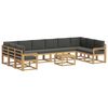 vidaXL Ensemble de canap&eacute;s d'ext&eacute;rieur 11 pc Blanc et anthracite