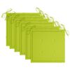 vidaXL Chaises pliables de jardin avec coussins lot de 6 Bois de teck
