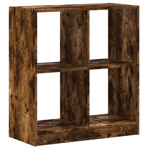 vidaXL Biblioth&egrave;que ch&ecirc;ne fum&eacute; 68,5x32x75 cm bois d'ing&eacute;nierie