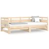 vidaXL Lit coulissant sans matelas bois de pin massif 2x(90x200) cm