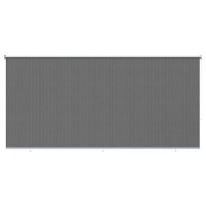 vidaXL Store enrouleur ext&eacute;rieur &agrave; 90% de blocage UV Gris clair HDPE