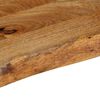 vidaXL Dessus de table &agrave; bord vivant 180x20x3,8cm bois massif manguier