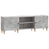 vidaXL Meuble TV 150 x 31 x 50 cm Gris b&eacute;ton Bois d'ing&eacute;nierie