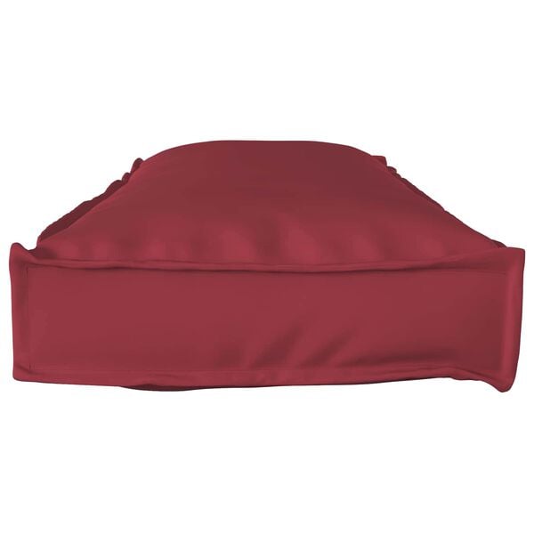 vidaXL Coussin Bordeaux 120 x 40 x 8 cm Tissu Oxford
