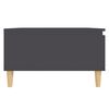 vidaXL Table basse gris 90x60x35 cm bois d'ing&eacute;nierie