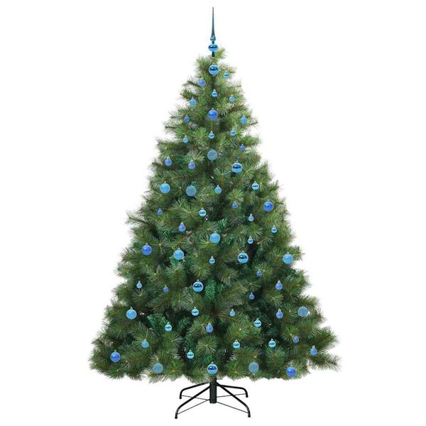 vidaXL Sapin de No&euml;l artificiel avec 300 LED Vert 210 cm PE et PVC