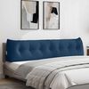 vidaXL Coussin de Dos Bleu 200 x 24 x 50 cm tissu