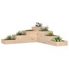 vidaXL Jardini&egrave;re de jardin &agrave; 4 niveaux 106 x 104,5 x 36 cm Bois de pin massif