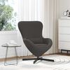 vidaXL Fauteuil &oelig;uf Gris fonc&eacute; 63 x 73 x 90 cm tissu