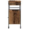 vidaXL Chariot de cuisine Bois ancien 56 x 43 x 89,5 cm