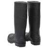 vidaXL Bottes de pluie noir taille 46 PVC