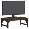 vidaXL Support de moniteur chêne marron 37x23x14 cm bois d'ingénierie