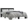 vidaXL Cadre de lit sans matelas noir 140x200 cm